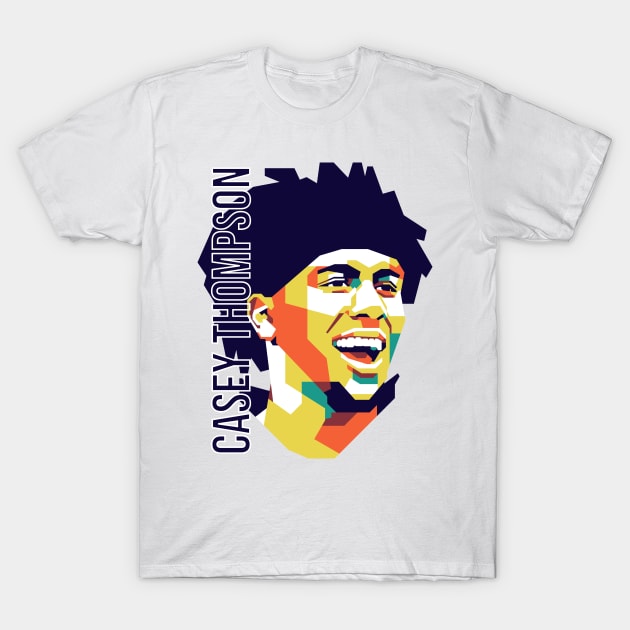 Casey Thompson On WPAP Art T-Shirt by pentaShop